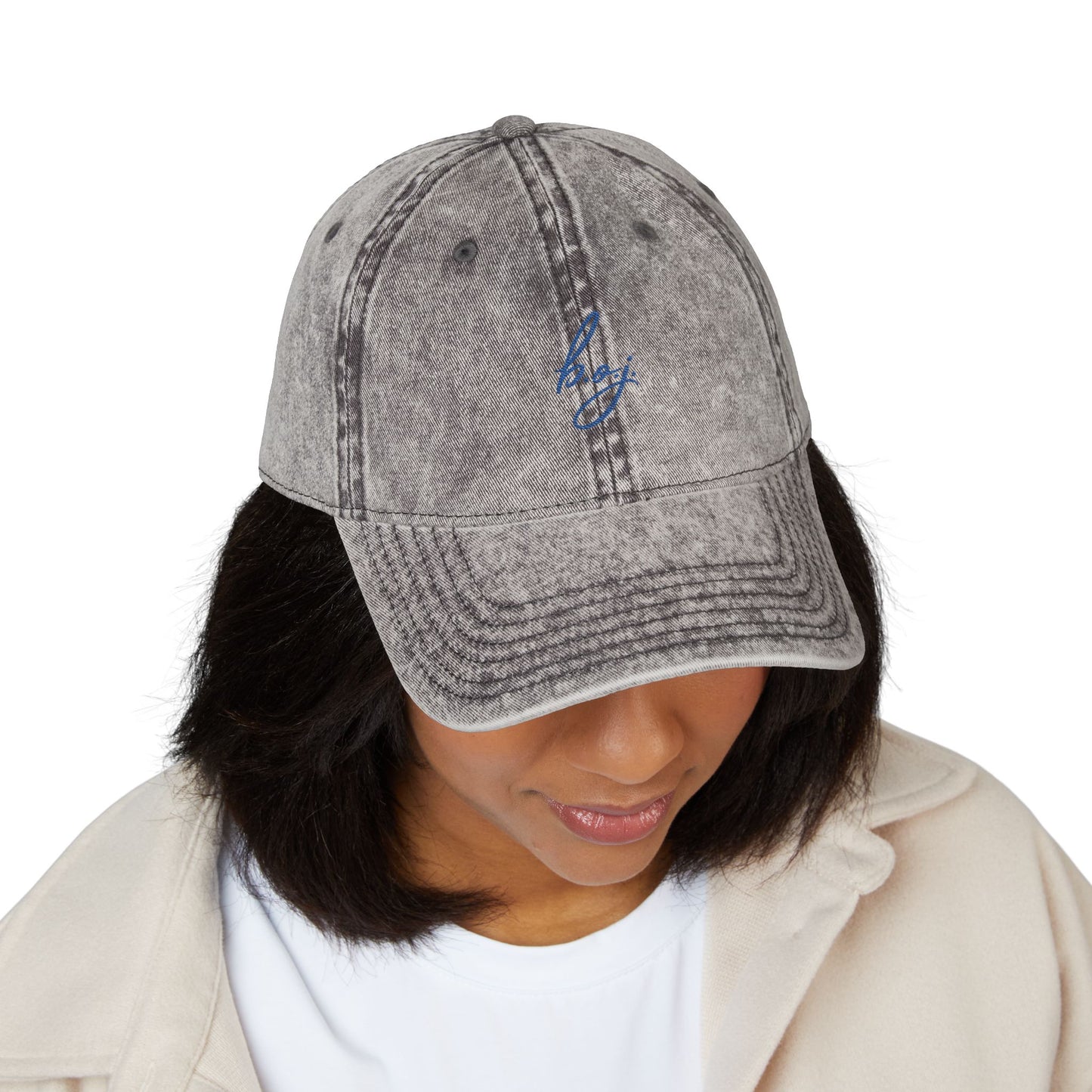 B.O.J. Vintage Embroidered Cap