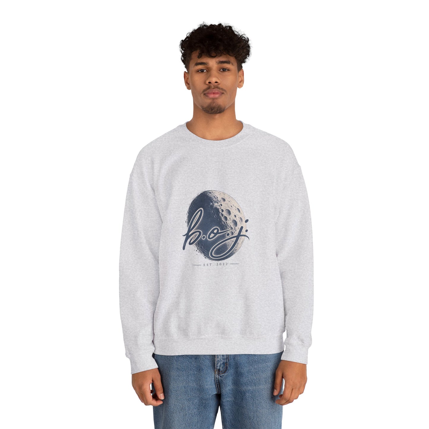 Moon Phase 'B.O.J. Crewneck Sweatshirt – Vintage Pullover
