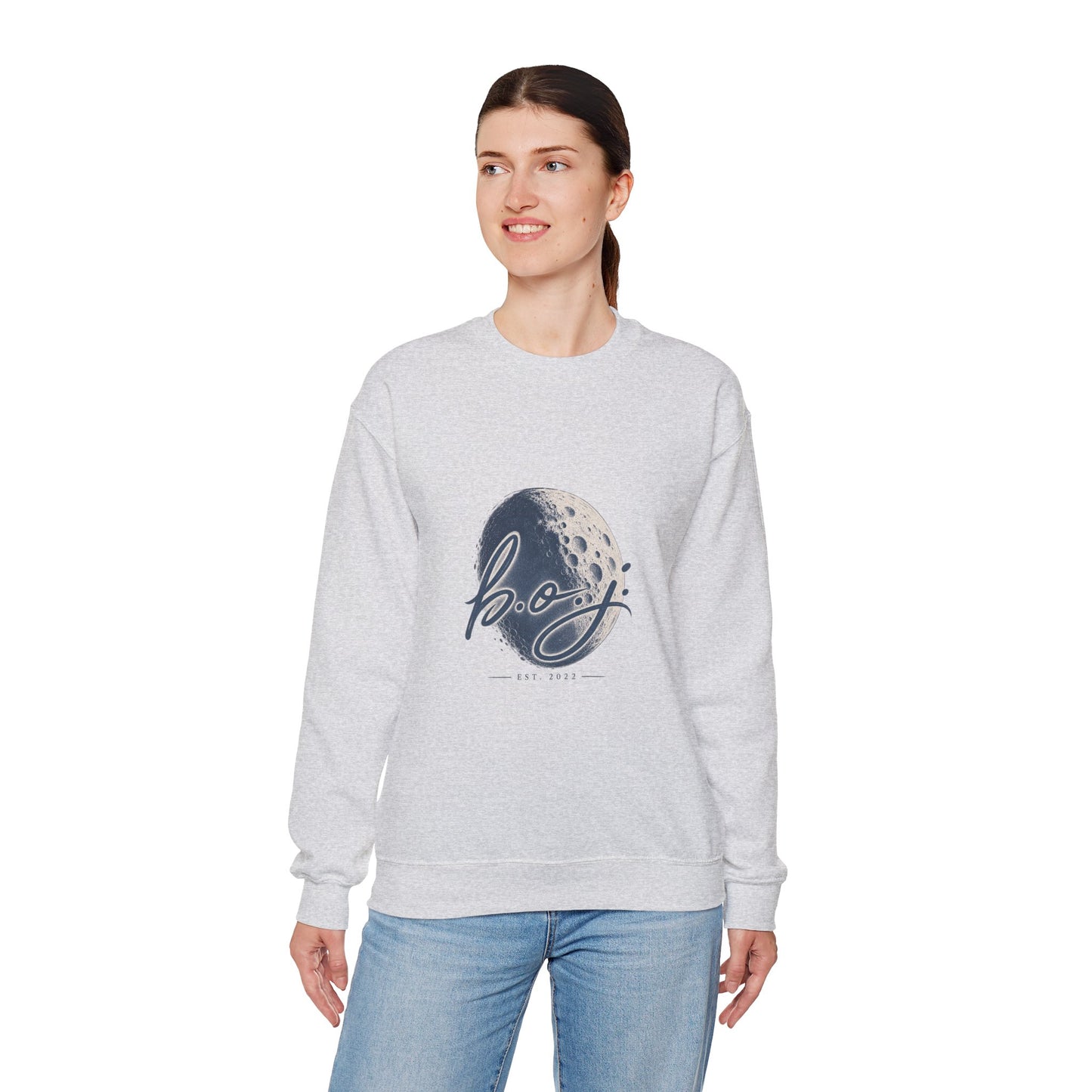 Moon Phase 'B.O.J. Crewneck Sweatshirt – Vintage Pullover